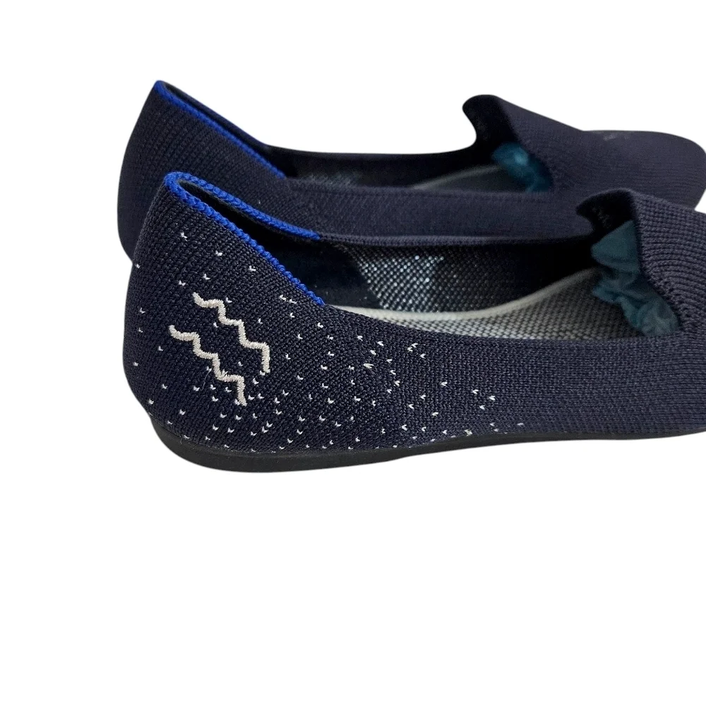 Rothy's Zodiac Aquarius Navy Blue Special Edition Loafers